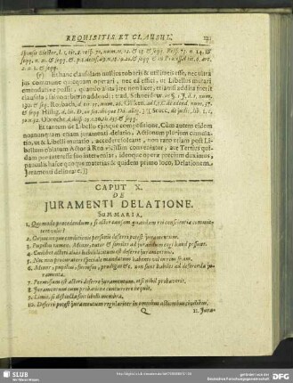 Caput X. De Juramenti Delatione