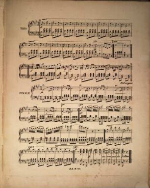 Ballsträusschen : Galopp für das Piano-Forte ; op. 3