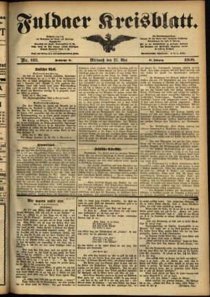 Ausgabe vom Mittwoch, den 27. Mai 1908.