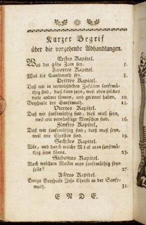 Kurzer Begrif über die vorgehende Abhandlungen.
