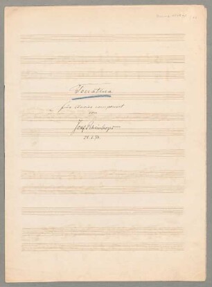 Toccatina für Klavier - BSB Mus.ms. 4740-1,11