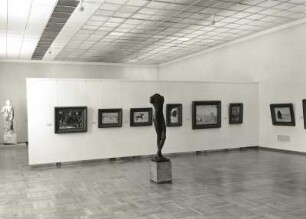 M. Slevogt, G. Kolbe : Dresden, Albertinum. Gemäldegalerie Neue Meister, M. Slevogt, G. Kolbe. Raumaufnahme