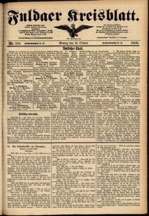 Ausgabe vom Montag, den 19. Oktober 1903.
