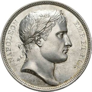 Medaille auf die Zusammenkunft Napoleons mit Franz I. in Urschitz 1805