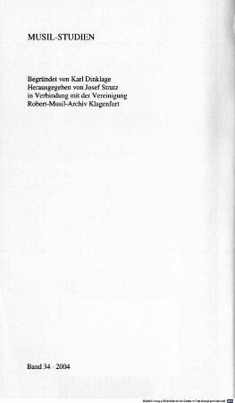 Musil mit Luhmann : Kontingenz - Roman - System