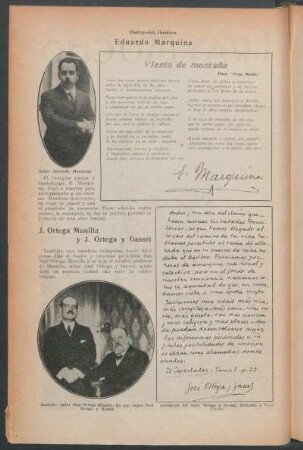 J. Ortega Munilla y J. Ortega y Gasset
