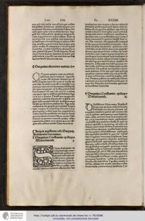 Gregorius Constantio episcopo Mediolanensi, i.