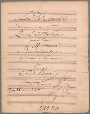 12 Potpourris, pf 4hands, op. 85/1-2 - BSB Mus.Schott.Ha 9145-2