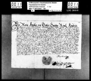 Der verwitwet gewesenen Römischen Kaiserin Amalia Wilhelmina, Majestät, Erb- und Verlassenschaft [Nachlass], Bd. 1