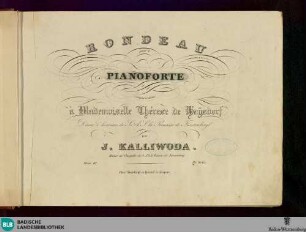 Rondeau pour le Pianoforte : Oeuv. 10
