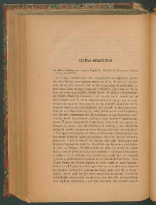 Letras argentinas