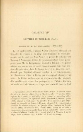 Chapitre XIV. L'affaire du Ton-King (Suite)