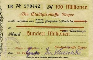 100 Millionen Mark