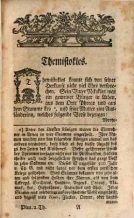 Plutarchs von Chäronea Lebensbeschreibungen der berühmten Männer Theseus, Romulus, Lykurgs, Numa, Solons und P. Val. Publicola, Anderer Theil