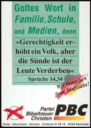 PBC, Europawahl 1994