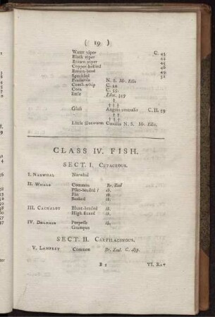 CLASS IV FISH
