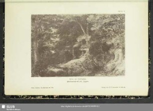 Waldlandschaft mit Jägern