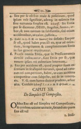 Caput XII. De Simplici & Composito.