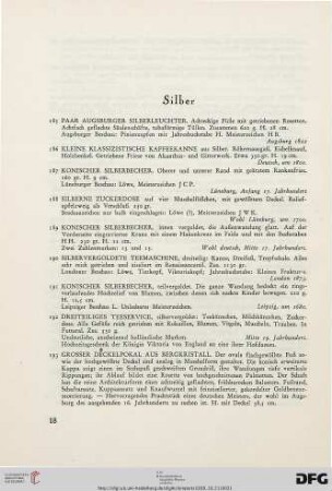 Silber (Nr. 185-215)