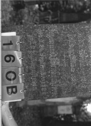 Grabstein 160 [Hahn S. 190 Grab-Nr. 115]: Grabstein 160B [Hahn S. 190 Grab-Nr. 115]