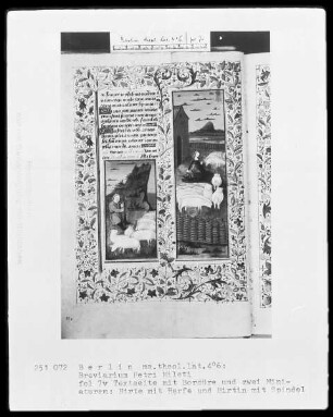 Breviarium Petri Mileti — ---, Folio 7versoBuchseite