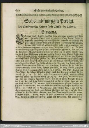 Sechs und funfzigste Predigt
