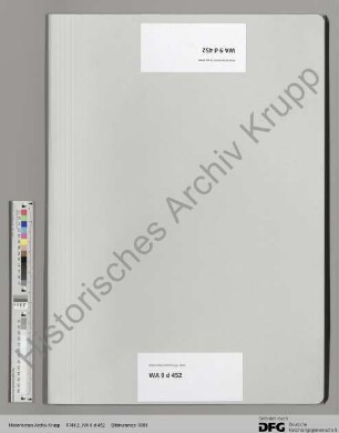 Geheim-Konto. [auszugsweise Abschrift der Archivalie FAH 2 A 47]