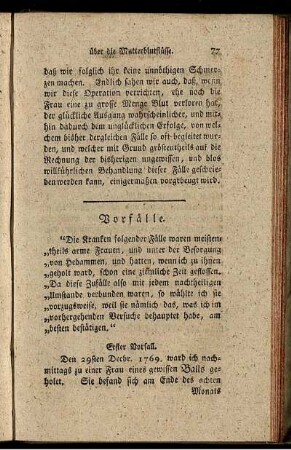 Vorfälle.