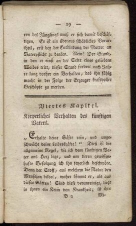 Viertes Kapitel. - Sechstes Kapitel.