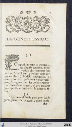 De Genesi Ossium.