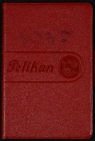 Pelikan Merkbuch und Kalender 1937