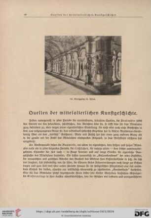 Quellen der mittelalterlichen Kunstgeschichte