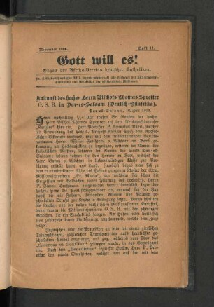 November 1906, Heft 11