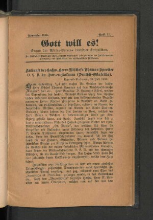 November 1906, Heft 11