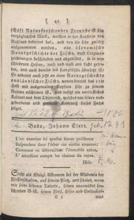Bode, Johann Elert