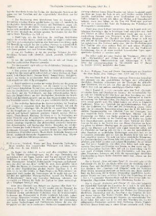228-229 [Rezension] Huber, Wolfgang, Passa und Ostern