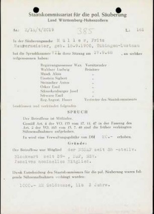 Müller, Fritz