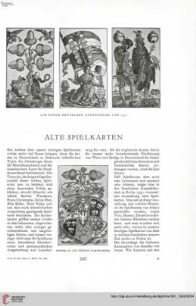 47: Alte Spielkarten