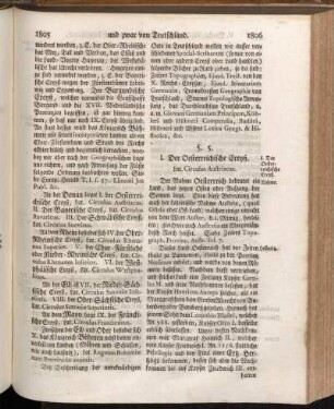 §. 5. I. Der Oesterreichische Creyß.