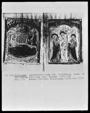 Psalterium feriatum eines Benediktinerinnenklosters — Geburt Christi