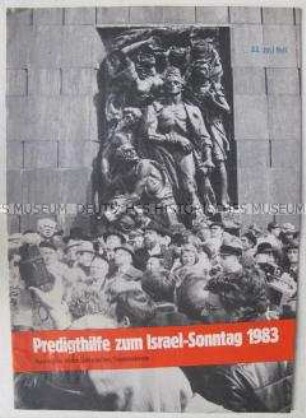 Heft aus der Reihe "Predigthilfe" mit jüdischen Gedichten - Sachkonvolut