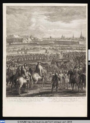 Veue de la Ville, et de la Citadelle de Cambray