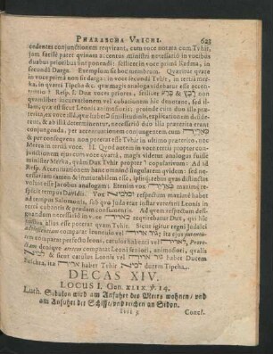 Decas XIV.