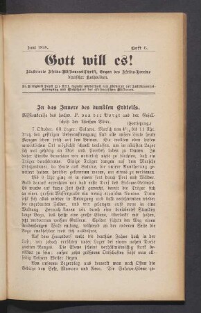Heft 6. Juni 1898