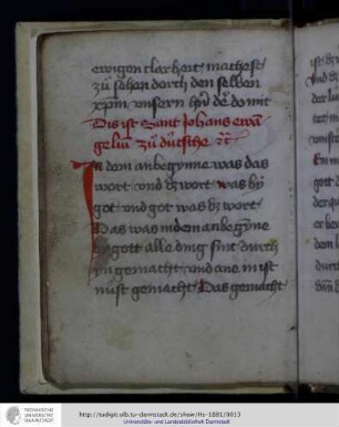 Prolog des Johannesevangeliums