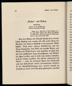 36-45, "Kultur" und Kultur