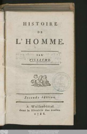Histoire De L'Homme