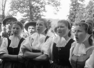 Lörrach: Gruppe beim Singen