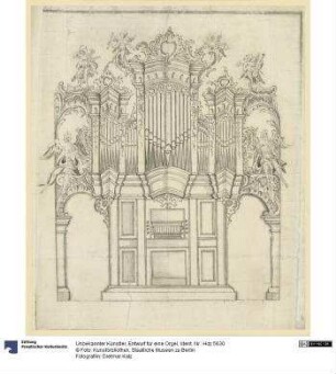 Entwurf für eine Orgel