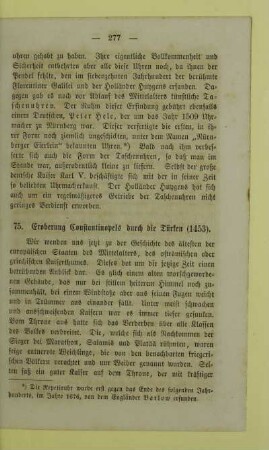 75. Eroberung Constantinopels durch die Türken (1453)